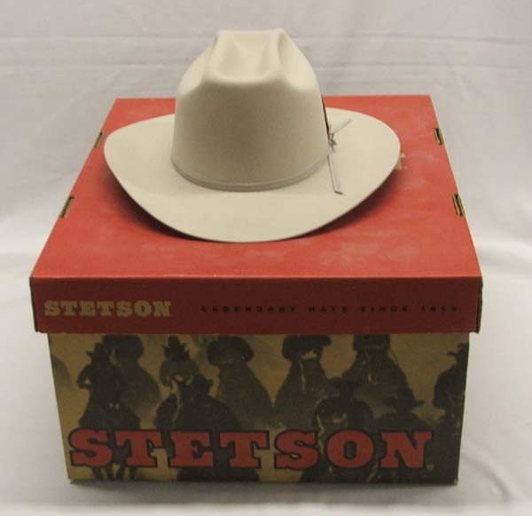 Stetson Hat Size 8: Stetson Hat Size 8. In original box. Buyers Pay Actual Shipping and Handling Charges(see terms and conditions for more information).