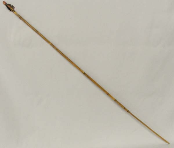 Vintage Native American Arrow: Vintage Native American Arrow. This arrow was purchased from the Amador Hotel in Las Cruces, New Mexico in the 1970s. Measures approx. 34 1/4'' end to end. Buyers Pay Actual Shipping and Handling Char