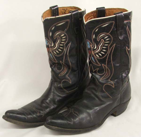 Pr Western Eagle Cowboy Boots Size 10 1/2: Pr Western Eagle Cowboy Boots Size 10 1/2. Buyers Pay Actual Shipping and Handling Charges(see terms and conditions for more information).
