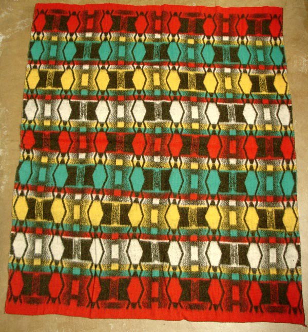 Vintage Cowboy Cotton Camp Blanket: Vintage Cowboy Cotton Camp Blanket. Measures 53''x60''. Buyers Pay Actual Shipping and Handling Charges(see terms and conditions for more information).