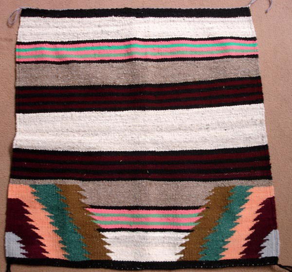 Native American Navajo Teec Nos Pos Rug: Native American Navajo Teec Nos Pos Rug. From the Four corners area. Measures 30''x32.5''. Buyers Pay Actual Shipping and Handling Charges(see terms and conditions for more information).
