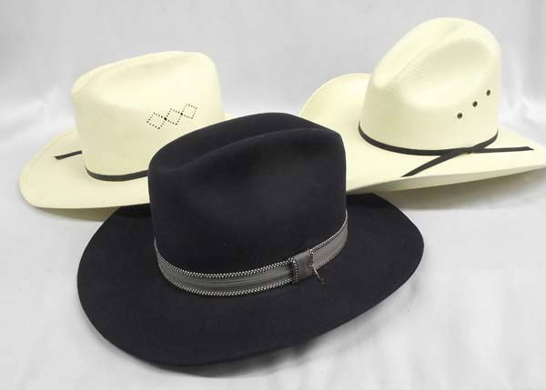 Cowboy Hats Resistol, Stetson, & Roper: 3 Cowboy Hats Resistol, Stetson, & Roper, Resistol 7 1/8, Stetson 7, Roper 7, Buyers Pay Actual Shipping and Handling Charges(see terms and conditions for more information)