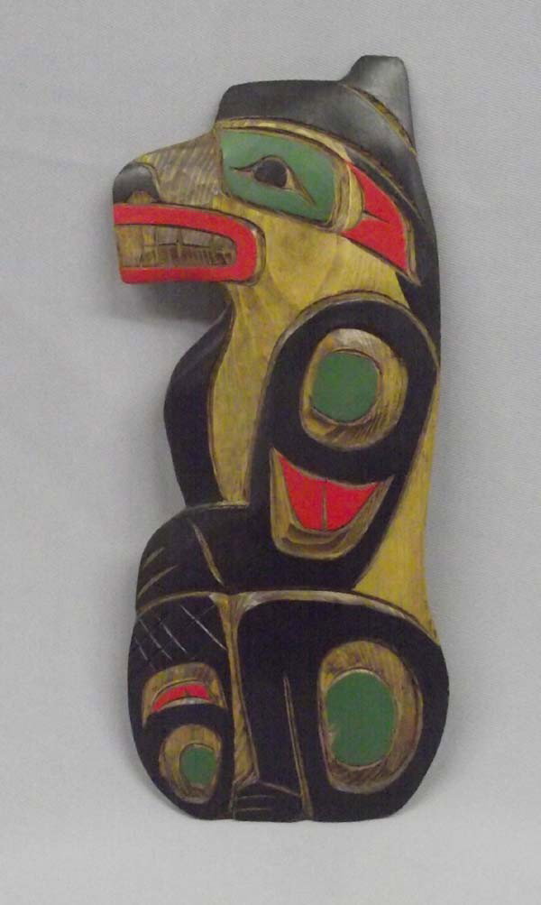 NW Coast Kwakiutl Beaver Carving By G. Matilpi: Northwest Coast Native American Kwakiutl Beaver Carving By George Matilpi. Measures approx. 12''H x 5''W. Buyers Pay Actual Shipping and Handling Charges(see terms and conditions for more information)