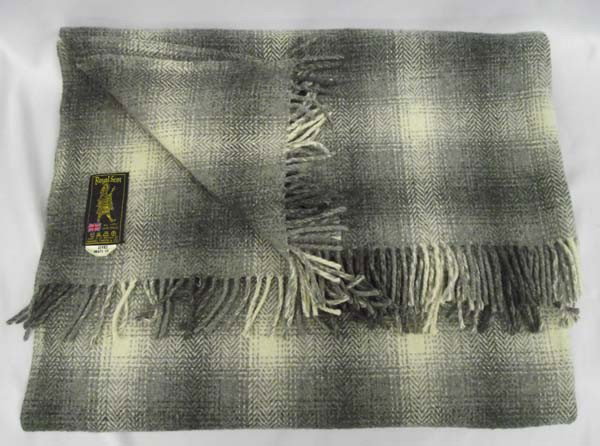 Vintage Wool Throw From Scotland: Vintage Wool Throw From Scotland. Measures, not including fringe, approx. 66''L x 49 1/2''W. Buyers Pay Actual Shipping and Handling Charges(see terms and conditions for more information).