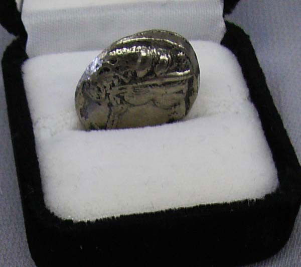 Athenian Silver Tetradrachm Coin Replica: Athenian Silver Tetradrachm Coin Replica. Handmade silver coin replica, inspired by an ancient Greek tetradrachm, depicting Athena on the obverse, reverse side is ''The Owl'', Athena's symbol and the