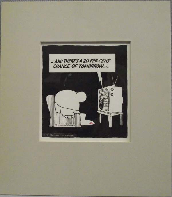 1974 Photographic Print Ziggy - Tom Wilson: 1974 Original Photographic Print Ziggy by Tom Wilson. Visual measures approx. 4.5'' x 5''. Block print, signed and numbered, 5/13. Buyers Pay Actual Shipping and Handling Charges(see terms and conditi