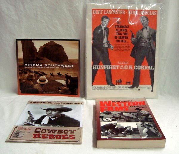 Collection of Western Books and Photos: Collection of Western Books and Photos. ''Cinema Southwest'' book by John A. Murray, 2000. 1) Book contains photos and information including John Wayne and John Ford. 2) ''Western Films, A Complete Gu
