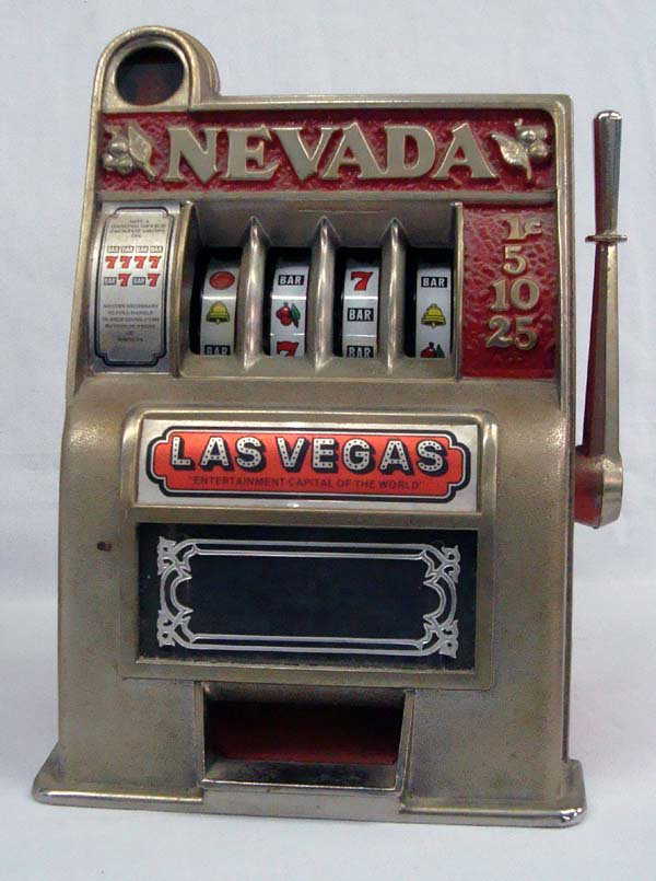 Vintage Nevada Slot Machine Bank Vintage Nevada Slot Machine Bank