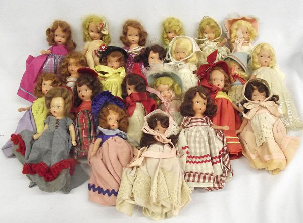 antique storybook dolls
