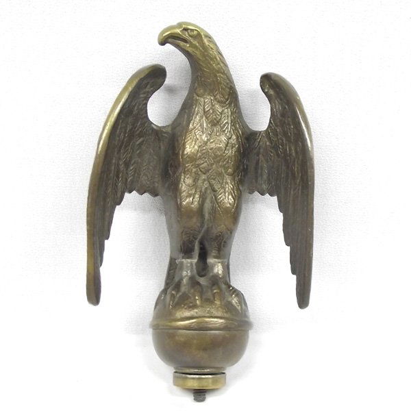 Vintage Solid Brass Eagle Flag Pole Finial Jun 02, 2013 Desert West