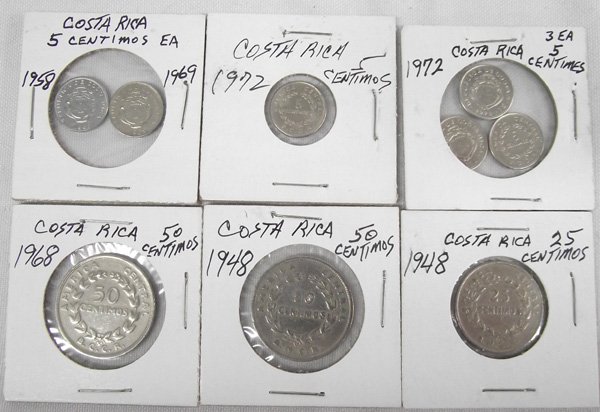 Costa Rico Coins - 24 - 5