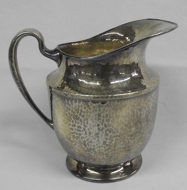 Antique Derby Silver Plate Co. Hammered Pitcher Jun 30, 2013 Desert