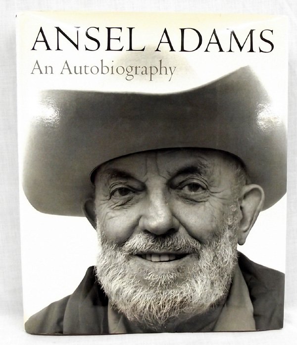 Hardback Book Ansel Adams by Mary Street Alinder: From the Collection of Nick and Suzanne Nicholas. Harback Book Ansel Adams: an Autobiography by Mary Street Alinder, measures 11 in. x 9.5 in., comes in book jacket