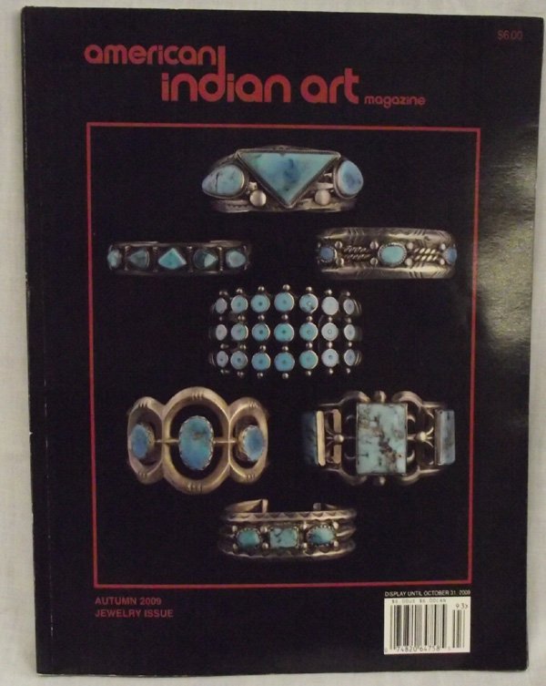 Autumn 2009 American Indian Art Magazine: From the Collection of Nick and Suzanne Nicholas. Autumn 2009 American Indian Art Magazine, Jewelry Issue