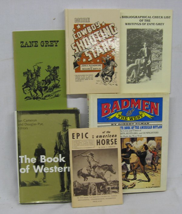 3 Hardbacks/3 Softbacks Old West Interest: 3 Hardbacks/3 Softbacks Old West Interest. 1. ''Badmen of the West'' by Robert Elman, copyright 1974, published by Pound Books, 256 pgs., with dust jacket. 2. ''The Book of Westerns'' by Ian Cameron &