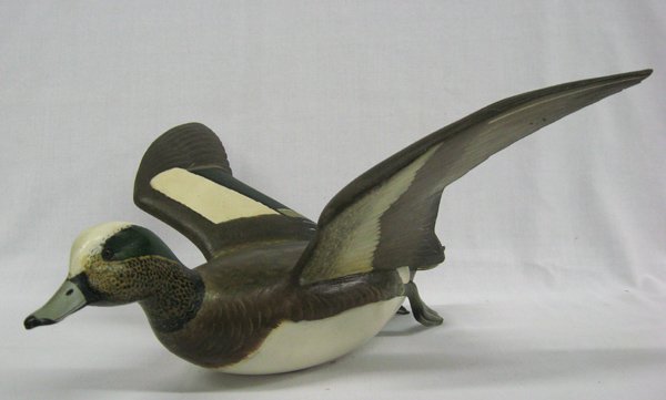 Hand Carved Wooden Duck - J.C. Reed (1897-1984: Hand Carved Wooden Duck - James Corbett Reed (1897-1984. Duck measures approx. 8.5''H x 15.5''L
