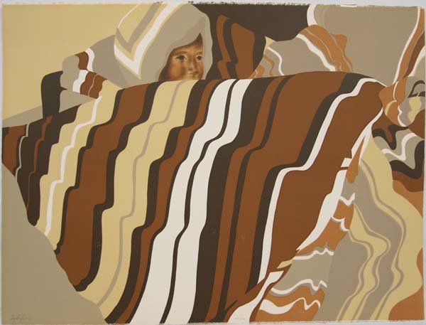 1981 Signed and Numbered Print by Jon Lightfoot: 1981 Signed and Numbered 23/100 Print by Jon Lightfoot, will be rolled to ship, signed and dated in lower right corner, numbered in lower middle, visual measures 30'' x 22'', wood frame, Artist Bio: J