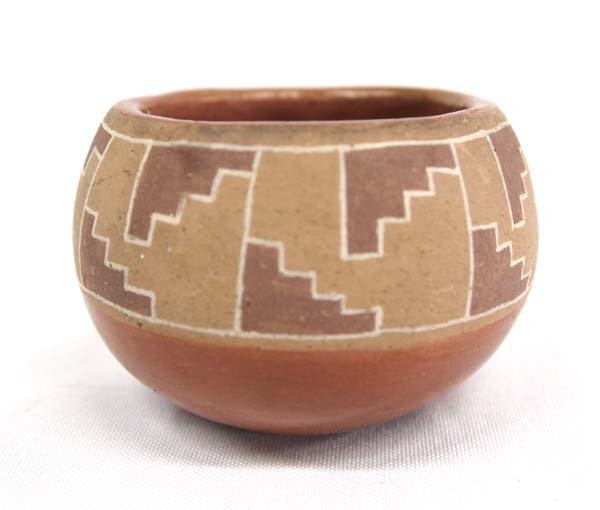 San Juan Pueblo Polychrome Pottery Jar (1 of 3)