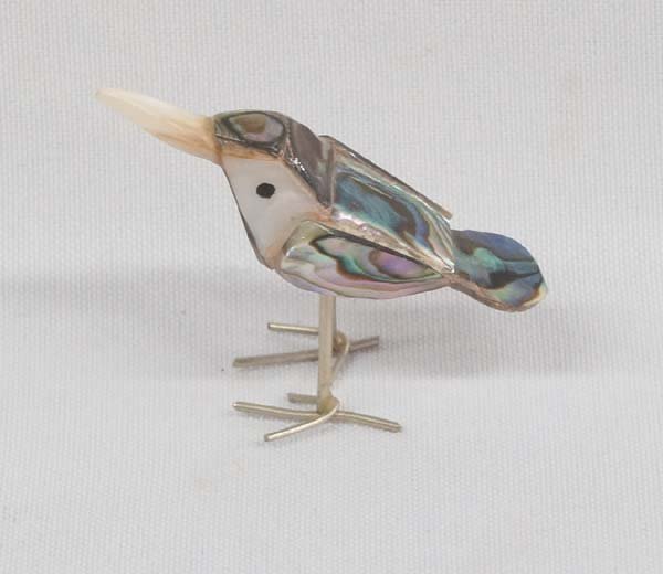 Abalone Inlay Bird Figurine (1 of 3)