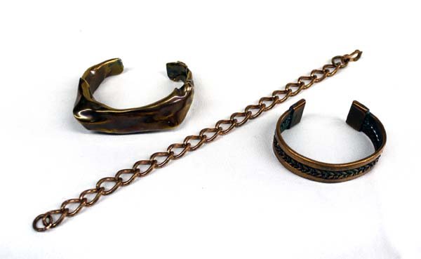 3 Copper Bracelets (1 of 2)