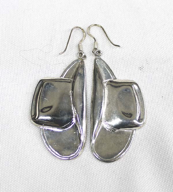 Sterling Silver Cowboy Hat Earrings (1 of 2)