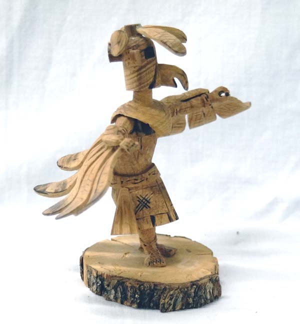 Navajo Carved Aspen Eagle Kachina by R. Platero (1 of 4)