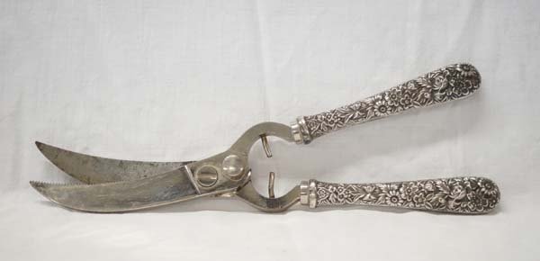 1924 Samuel Kirk & Son Sterling Poultry Shears (1 of 3)