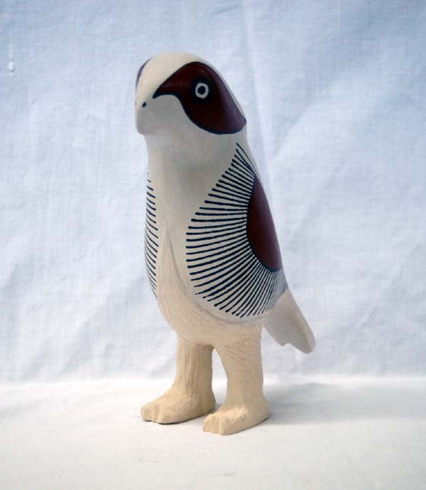 Mata Ortiz Dulces Melero Polychrome Pottery Hawk (1 of 3)