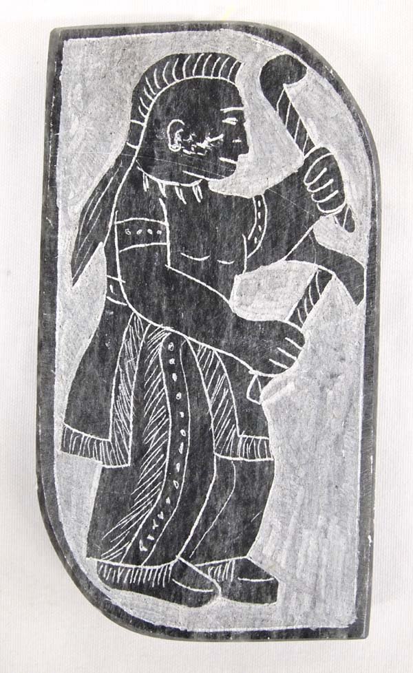 Iroquois Carved Steatite by Onatago (1 of 3)