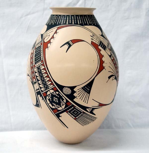 Mata Ortiz Polychrome Pottery Jar by N.H. Martinez (1 of 4)