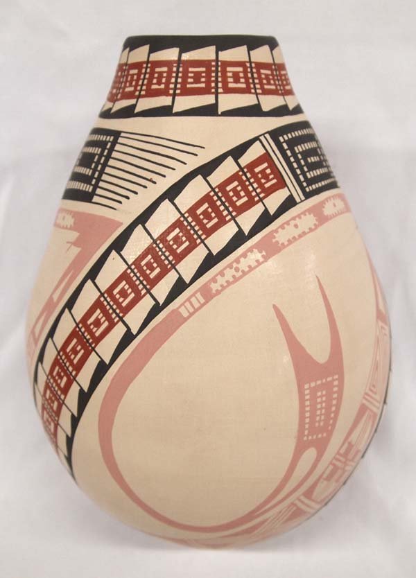 Mata Ortiz Polychrome Geometric Jar, Yolanda Soto (1 of 5)