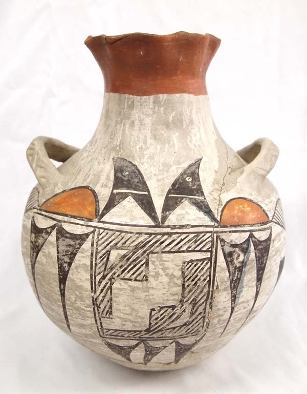 Historic Acoma Zia Birds Pottery Jar (1 of 6)