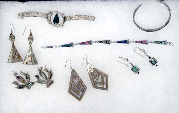 Collection of Mexican Alpaca Silver Jewelry (1 of 3)