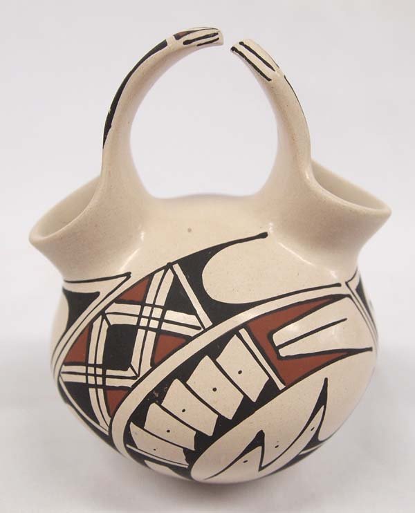 Mata Ortiz Polychrome Wedding Vase by J. Camacho (1 of 5)