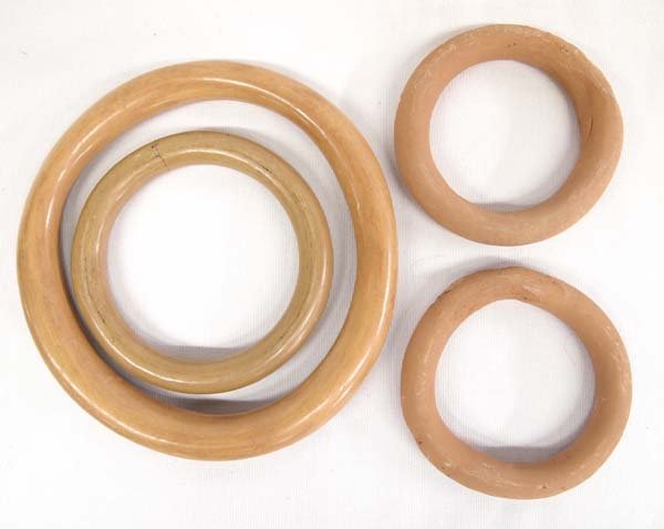 4 Mexican Mata Ortiz Pottery Rings (1 of 2)