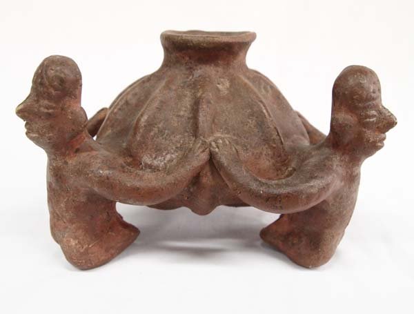 PreColumbian Style Effigy Jar (1 of 4)