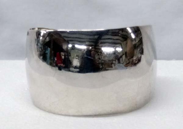 Large Mexican Sterling Silver Cuff Bracelet (1 of 4)