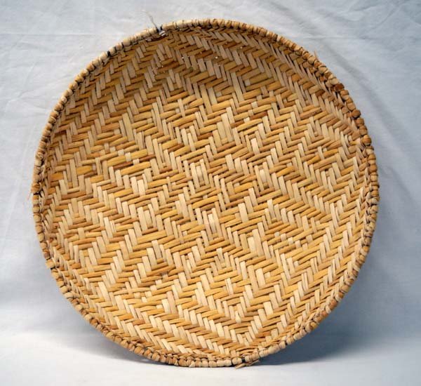 Hopi Two-Toned Sifter Basket by Glen Quotakuyua (1 of 3)