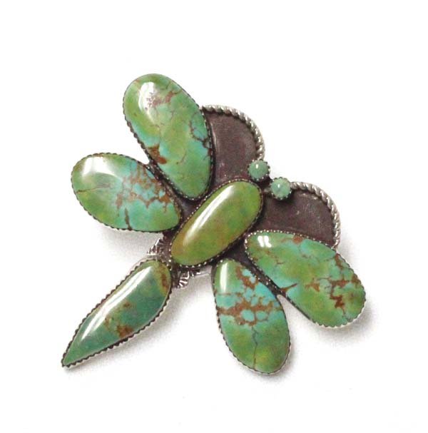 Navajo Sterling Turquoise Dragonfly Bolo Slide (1 of 3)