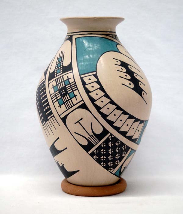 Mata Ortiz Polychrome Geometric Jar, Yolanda Soto (1 of 3)