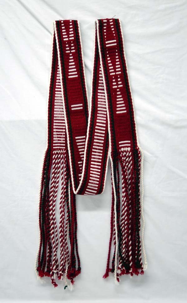 Native American Navajo Fringed Dance Sash (1 of 2)