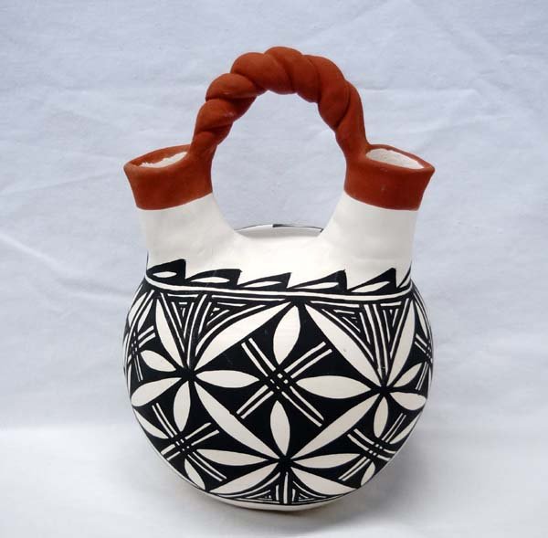 Acoma Pueblo Pottery Wedding Vase by Antonio (1 of 3)