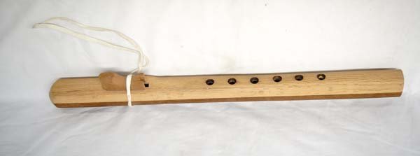 Cheyenne Hand Carved Wooden Flute (1 of 3)