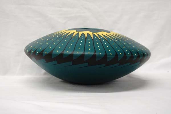 Mata Ortiz Polychrome Pillow Pot by Luis Ortiz (1 of 4)