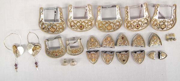 Collection of Montana Silversmiths Buckles (1 of 6)