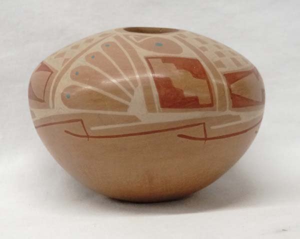 Mata Ortiz Polychrome Seed Jar by Sanby (1 of 3)
