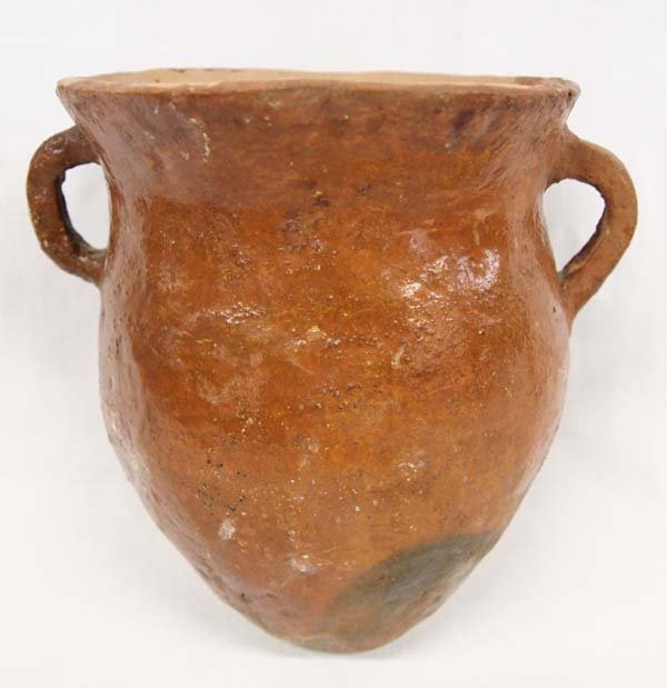 Native American Navajo Pottery Jar, Double Handled (1 of 4)