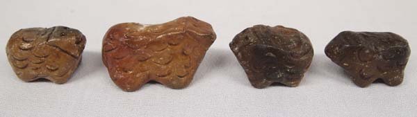 4 Navajo Folk Art Pottery Sheep (1 of 4)