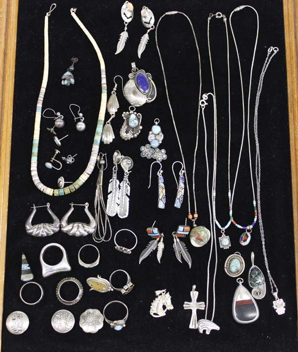 Sterling Silver Jewelry, Mostly Native American (1 of 3)