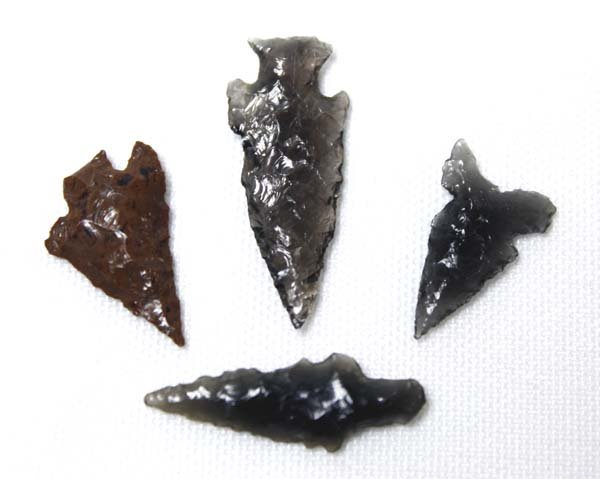 4 Original Klamath County Oregon Arrowheads (1 of 3)